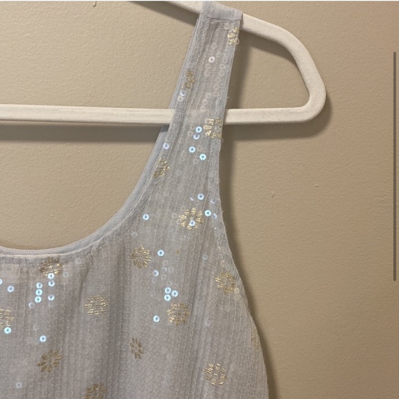 Y2K Abercrombie and fitch sheer and sequin top - Picture 2 of 5